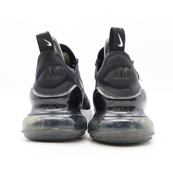 Nike Air Max 270 Black White GS Youth 5.5 Women's 7 Running Sneakers 943345-001 - Picture 5 of 9